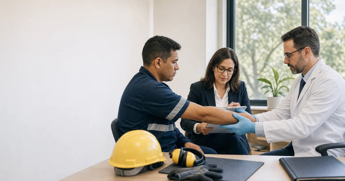 Preparação de trabalhador para uma perícia trabalhista