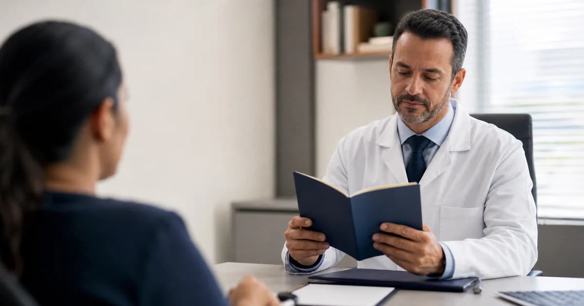 Médico do trabalho em atendimento pericial ético e imparcial