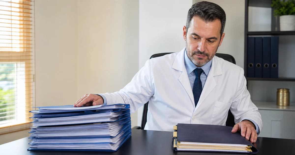Análise dos papéis do médico da empresa e do assistente técnico