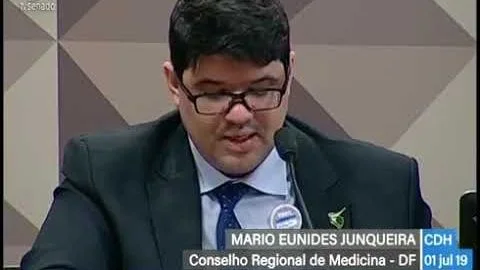 Capa do vídeo: Audiência pública na Comissão de Direitos Humanos do Senado Federal